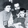 Семейный портрет Ляпуновых накануне отъезда в Новосибирск. Москва, декабрь 1961 г.
