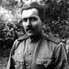 На фронте, осень 1943 г. Гвардии лейтенант А.А. Ляпунов — командир топовычислительного взвода артполка.